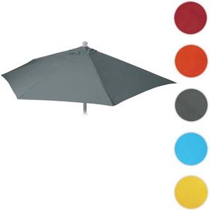 Mendler Ersatz-Bezug für Sonnenschirm halbrund Parla, Sonnenschirmbezug Ersatzbezug, 270cm Stoff/Textil UV 5 81664