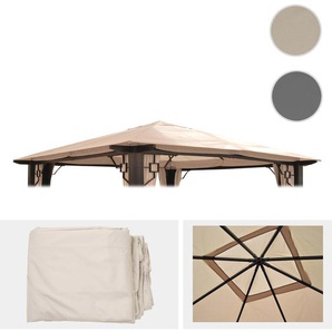 Mendler Ersatzbezug für Dach Pergola Pavillon Mira 3,5x3,5m ~ Variantenangebot 58355