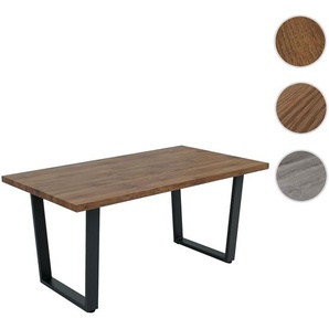 Mendler Esszimmertisch HWC-O61, Tisch Küchentisch Esstisch, Industrial MDF Metall 160x90cm ~ Variantenangebo 122245+122246