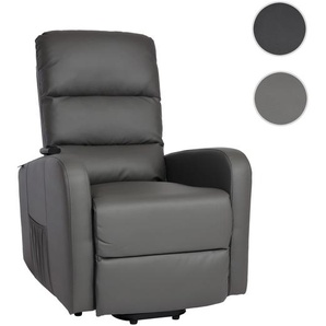 Mendler Fernsehsessel HWC-K62, Sessel Relaxsessel TV-Sessel Liege, Liegefunktion Aufstehhilfe, Metall Kunstl 94704