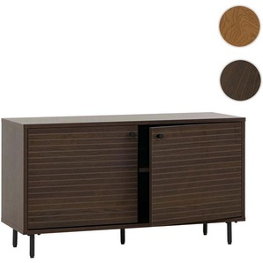 Mendler Garderobenkommode HWC-N78, Kommode Schrank, skandinavischer Stil Metall Holz Melamin MVG 53x94x35cm 109316