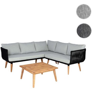 Mendler Garten-Garnitur HWC-L30, Garnitur Sitzgruppe Lounge-Set Sofa, Akazie Holz MVG-zertifiziert ~ Variant 99118+99119