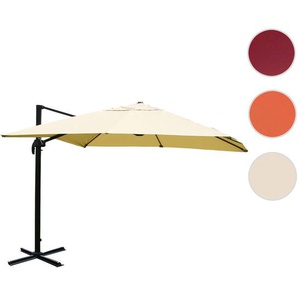 Mendler Gastronomie-Ampelschirm HWC-A96, Sonnenschirm, 3x4m (Ř5m) Polyester/Alu 26kg ~ Variantenangebot 134329