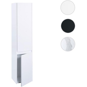 Mendler Hängeschrank HWC-L86, Badschrank Highboard Hochschrank, MVG Melamin 2 Türen 3 Fächer 160x33cm ~ Vari 102630