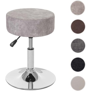 Mendler Hocker HWC-C22, Sitzhocker Schminkhocker, höhenverstellbar Ř 35cm ~ Variantenangebot 61184