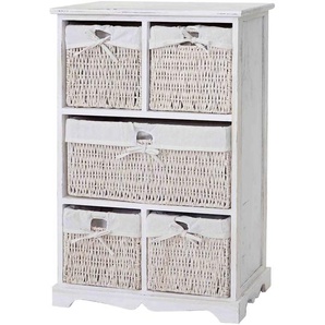 Mendler Kommode Dundee, Schubladenschrank, Shabby-Look Vintage 90x60x30cm ~ Variantenangebot 50771