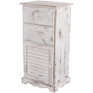 Mendler Kommode Schrank, 81x40x32cm, Shabby-Look, Vintage ~ Variantenangebot 30444