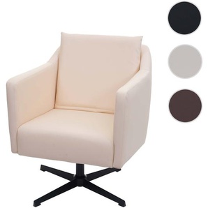 Mendler Lounge-Sessel HWC-H93b, Sessel Cocktailsessel Relaxsessel mit Fußkreuz, drehbar ~ Variantenangebot 74713