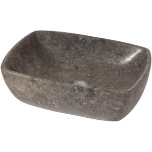 Mendler Marmor-Waschbecken HWC-M77, Aufsatzwaschbecken Waschtisch Waschplatz Waschschale Badezimmer, Naturst 104511