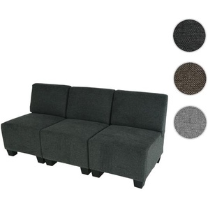 Mendler Modular 3-Sitzer Sofa Couch Lyon, Stoff/Textil ~ Variantenangebot 3x75606
