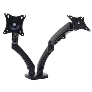 Mendler Monitorhalter HWC-D39, VESA bis 75x75/100x100mm Bohrungsmontage schwenkbar neigbar drehbar bis 9kg j 62765