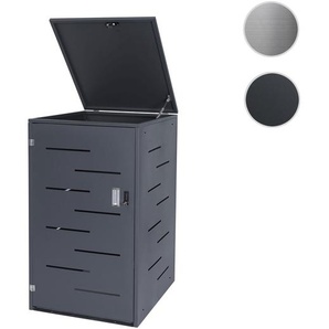 Mendler Mülltonnenverkleidung HWC-E83, Mülltonnenbox Mülltonnenabdeckung, erweiterbar 117x66x80cm ~ Variante 68802+70323