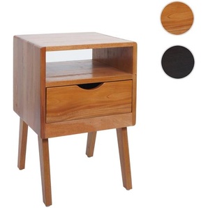 Mendler Nachttisch HWC-P16, Kommode Beistelltisch Nachtschrank Schrank, Schublade Fach 64x42x40cm ~ Variante 134339