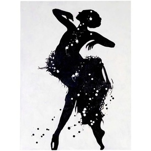 Mendler Ölgemälde Tänzerin, 100% handgemaltes Wandbild Gemälde XL, 120x90cm ~ Variantenangebot 44721