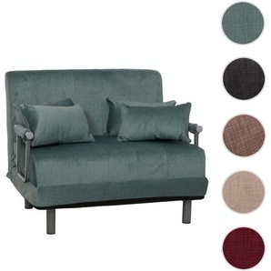 Mendler Schlafsessel HWC-K29, Klappsessel Schlafsofa Gästebett, Liegefläche 190x100cm, Stoff Chenille (370g/ 108690