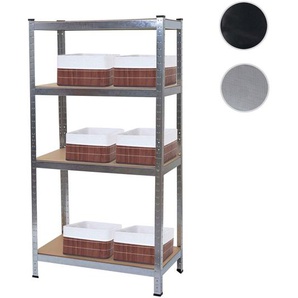 Mendler Schwerlastregal HWC-D67, Werkstattregal, 160x80x40cm Traglast bis 320kg mit 6x Aufbewahrungskorb HWC 64085+6x61223