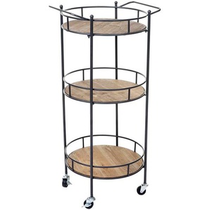 Mendler Servierwagen HWC-A43, Barwagen Teewagen, Tanne Holz massiv Vintage 100x50x43cm ~ Variantenangebot 57072