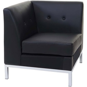 Mendler Sessel HWC-C19, Modular Eckteil ohne Armlehnen, erweiterbar Kunstleder ~ Variantenangebot 57128