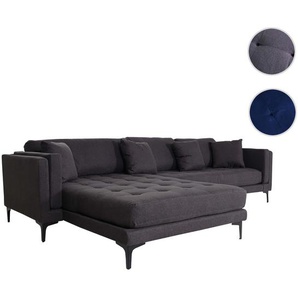 Mendler Sofa-Garnitur HWC-M27, Couch Ecksofa L-Form, Liegefläche links/rechts, Massiv-Holz Stoff/Textil 293c 104004+104005+104006+104007