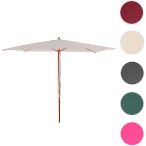 Mendler Sonnenschirm Florida, Gartenschirm Marktschirm, Ř 3m Polyester/Holz ~ Variantenangebot 25657