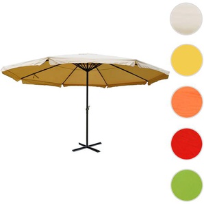 Mendler Sonnenschirm Meran Pro, Gastronomie Marktschirm mit Volant Ř 5m Polyester/Alu 28kg ~ Variantenangebo 34344
