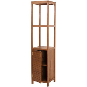 Mendler Teak-Regal HWC-M84, Badschrank Badregal Badezimmer, hochwertiges B-Grade-Teak (Kernholz, 20-30 Jahre 106748