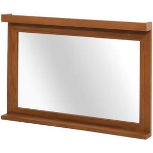 Mendler Teak-Wandspiegel HWC-M87, Bad-/Flurspiegel, Holzrahmen, hochwertiges B-Grade-Teak (Kernholz, 20-30 J 106759