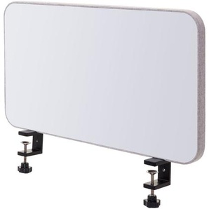 Mendler Tisch-Whiteboard HWC-G74, Büro-Sichtschutz Trennwand Schreibtisch Magnettafel Pinnwand, Stoff/Textil 71927