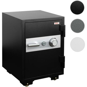 Mendler Tresor HWC-L48, feuerfest (60min) Safe Geldschrank Doppelbolzenverriegelung, 84kg Metall 68x48x47cm 99401