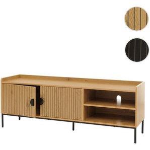 Mendler TV-Rack HWC-O39, TV-Board Fernsehtisch Lowboard TV-Schrank Kommode, Melamin MDF 56x150x40cm ~ Varian 112705+112706