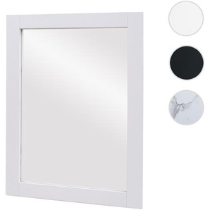 Mendler Wandspiegel HWC-L86, Badezimmer Badspiegel Spiegel Badmöbel, MVG-zertifiziert 72x52cm ~ Variantenang 102631