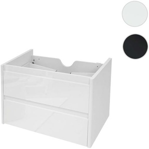 Mendler Waschbeckenunterschrank HWC-B19, Waschtischunterschrank Waschtisch Badezimmer, hochglanz Soft-Close 57615