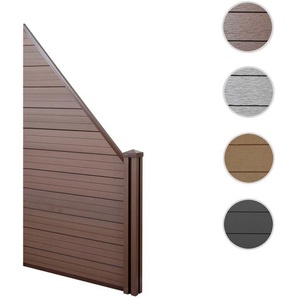 Mendler WPC-Sichtschutz Sarthe, Windschutz Zaun, WPC ~ Variantenangebot 58004