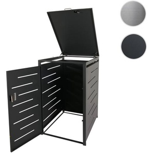 Mendler XL 1er-/2er-Mülltonnenverkleidung HWC-E83, Mülltonnenbox Mülltonnenabdeckung, erweiterbar 116x71x98c 73388+73389