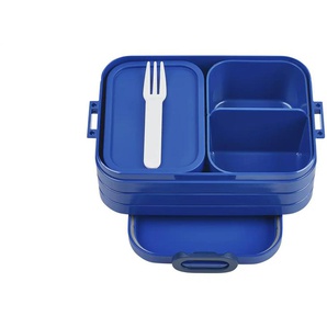 Mepal Bento-Lunchbox To Go  Take a Break  ¦ blau ¦ Kunststoff ¦ Maße (cm): B: 12 H: 6,5