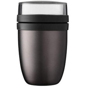 Mepal ISOLIERSPEISEGEFÄß Ellipse, Titan, Metall, Kunststoff, 0,5 + 0,2 L, 16.9 cm, hält warm, kalt, Kaffee & Tee, Kannen, Thermoskannen