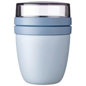 Mepal Joghurtbecher-To-Go Ellipse, Hellblau, Kunststoff, 12.8 cm, BPA-frei, Küchenzubehör, Vorratsbehälter, Brotdosen