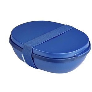 Mepal Lunchbox Duo To Go Ellipse - blau - Kunststoff - 17,5 cm - 7,5 cm | Möbel Kraft