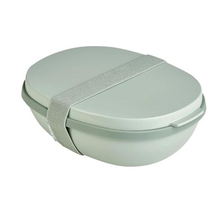 Mepal Lunchbox Duo To Go Ellipse - grün - Kunststoff - 17,5 cm - 7,5 cm | Möbel Kraft