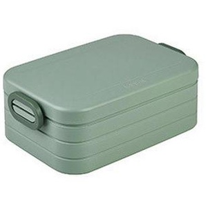 Mepal Lunchbox, Salbeigrün, Kunststoff, 0,9 L, rechteckig, 18.5x12x6.5 cm, verstellbare Inneneinteilung, stapelbar, lebensmittelecht, Küchenzubehör,