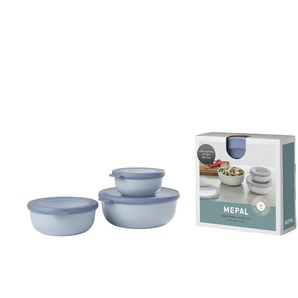 Mepal Multischüssel-Set 3-teilig Cirqula - blau - Kunststoff - 19,2 cm - 8 cm | Möbel Kraft