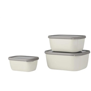 Mepal Multischüssel-Set 3-teilig Cirqula - weiß - Kunststoff - 20 cm - 10,5 cm | Möbel Kraft