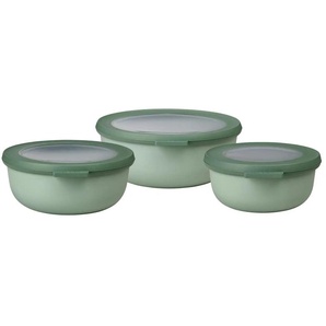 Mepal Multischüssel-Set  Cirqula ¦ grün ¦ Kunststoff ¦ Maße (cm): B: 19,2 H: 8