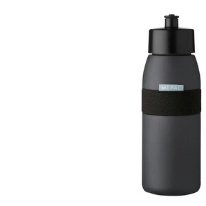 Mepal Sporttrinkflasche Ellipse | schwarz | Kunststoff | 7,5 cm | 22,5 cm | 7.5 |