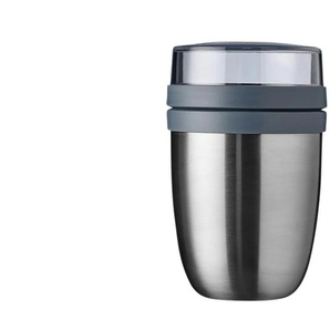 Mepal Thermo Lunch Pot 500+200 ml Ellipse - silber - Edelstahl,Kunststoff - 16,9 cm - 10.7 | Möbel Kraft