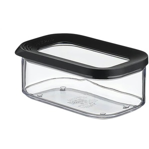Mepal Vorratsdose Modula - schwarz - Kunststoff - 9 cm - 5,9 cm | Möbel Kraft