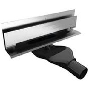 Mert Radiatoren - Edelstahl Duschrinne Wandmontage Wandablauf Bodenablauf Duschablauf 886 mm Länge
