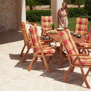 Garten-Essgruppe MERXX Maracaibo Sitzmöbel-Sets braun Outdoor Möbel