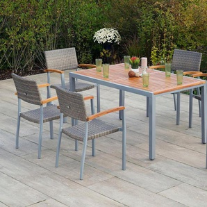 MERXX Garten-Essgruppe Silano, (7-tlg)