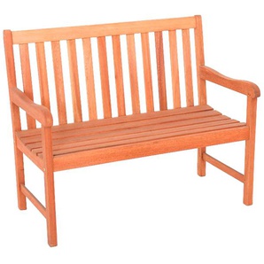 Gartenbank MERXX Santos Sitzbänke Gr. B/H/T: 100 cm x 89 cm x 58 cm, braun Gartenbänke Sitzbänke